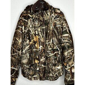 Hodgman Jacket Mens 2XL Camo Advantage Max-4 HD Hooded Insulated Hunting Duck